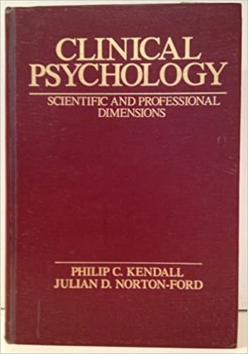 Clinical Psychology: Scientific and Professional Dimensions Book cover of "Clinical Psychology: Scientific and Professional Dimensions"