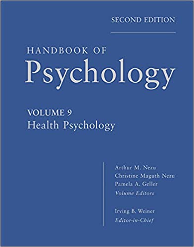 Handbook of Psychology, Health Psychology Book cover of "Handbook of Psychology, Health Psychology"