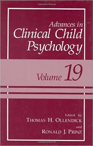 Advances in Clinical Child Psychology: Volume 19 Book cover of "Advances in Clinical Child Psychology: Volume 19"