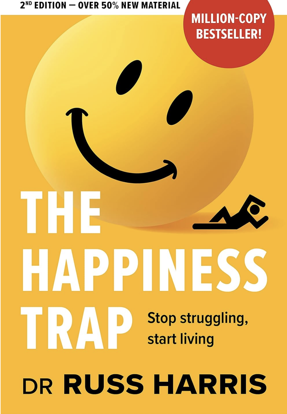 Book cover of "The Happiness Trap"