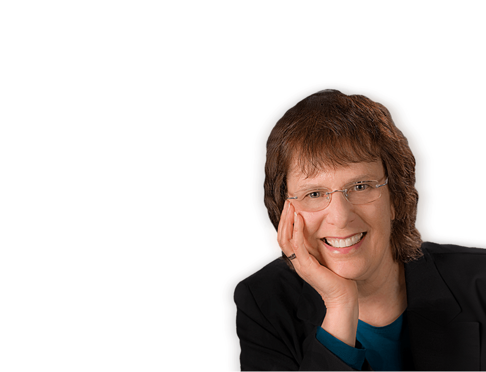 Francine Shapiro smiling and looking towards the camera