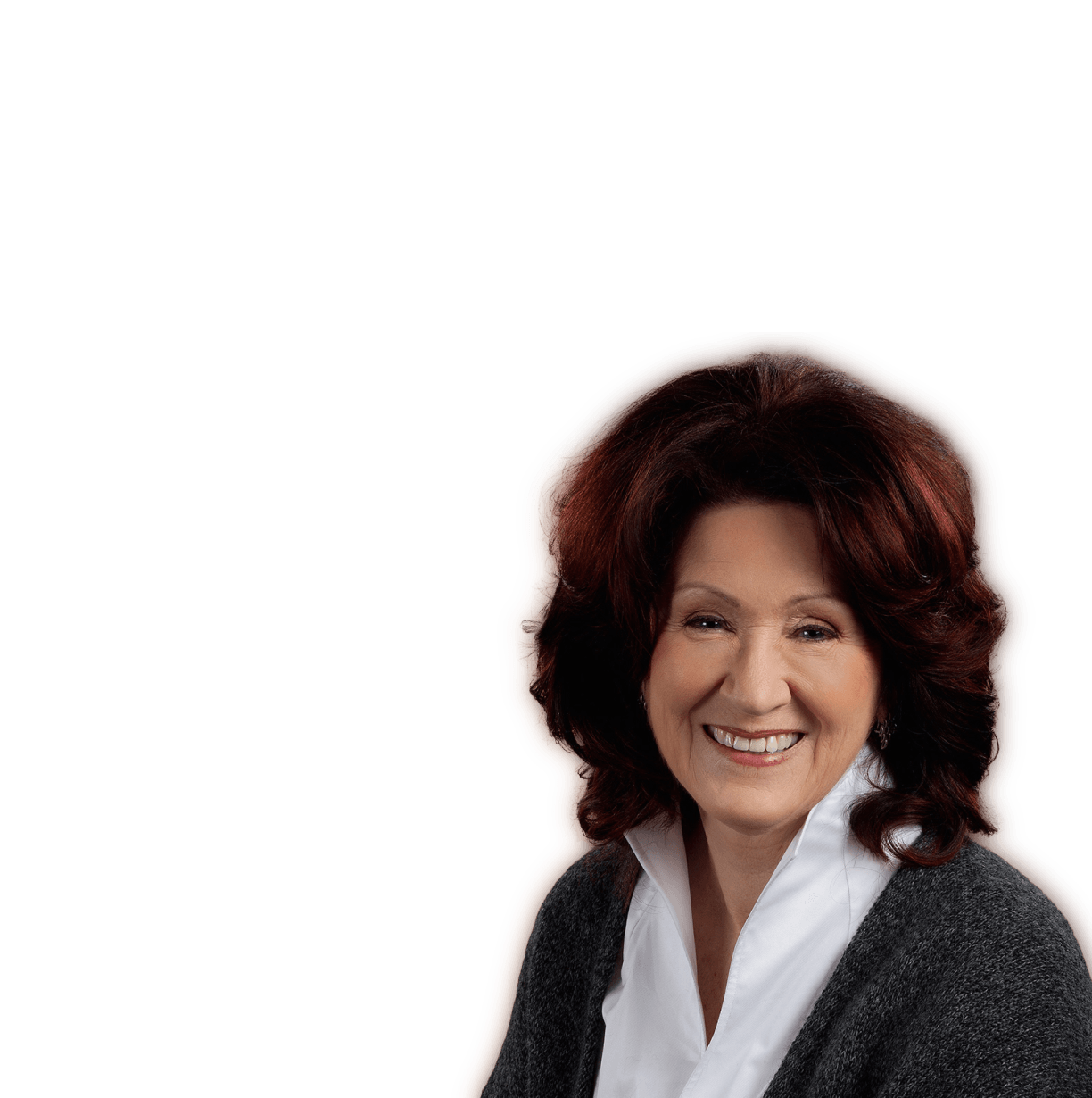 Sue Johnson smiling at the camera