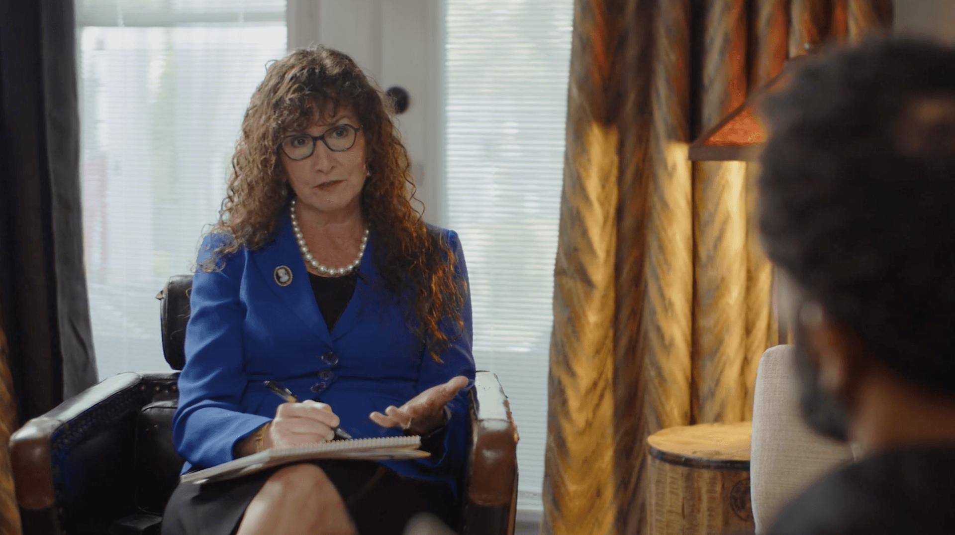Barbara Rothbaum in therapy demonstration