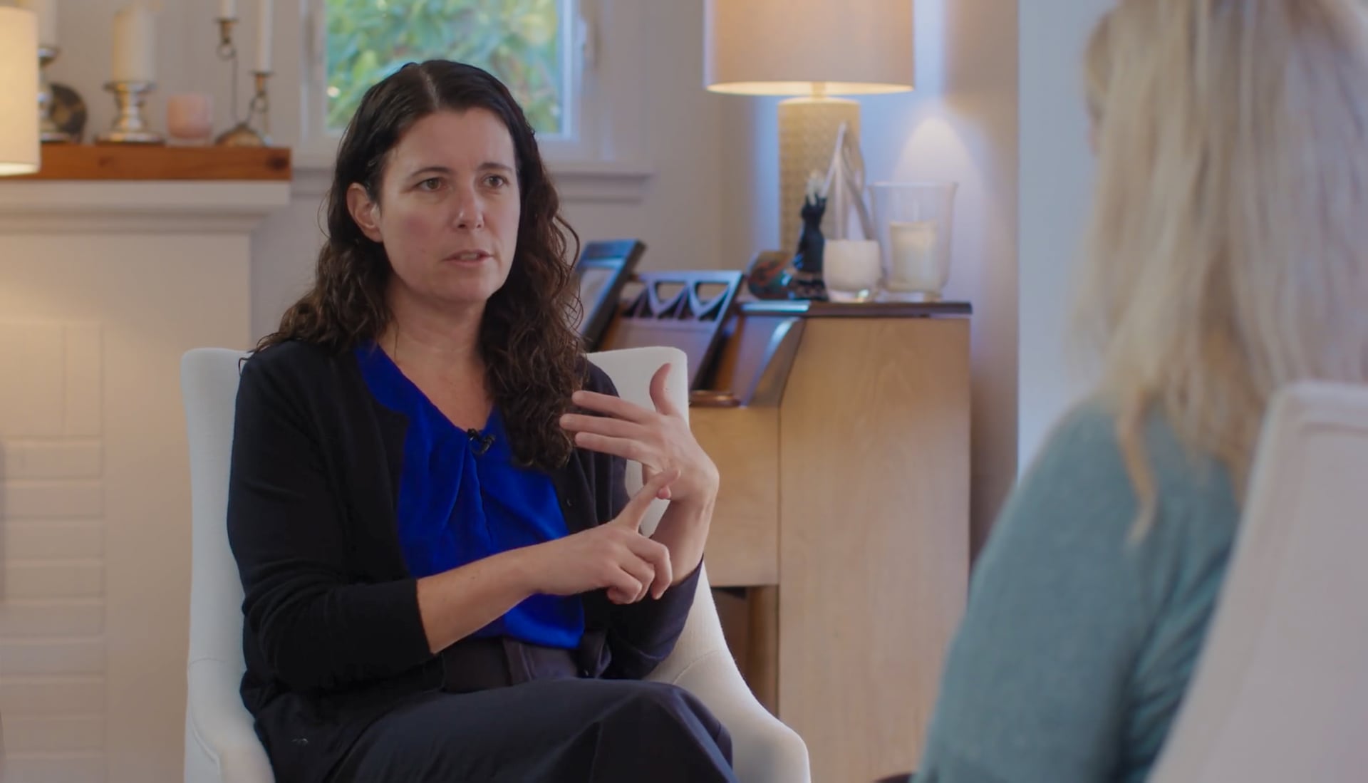 therapy demonstration with Melanie Harned