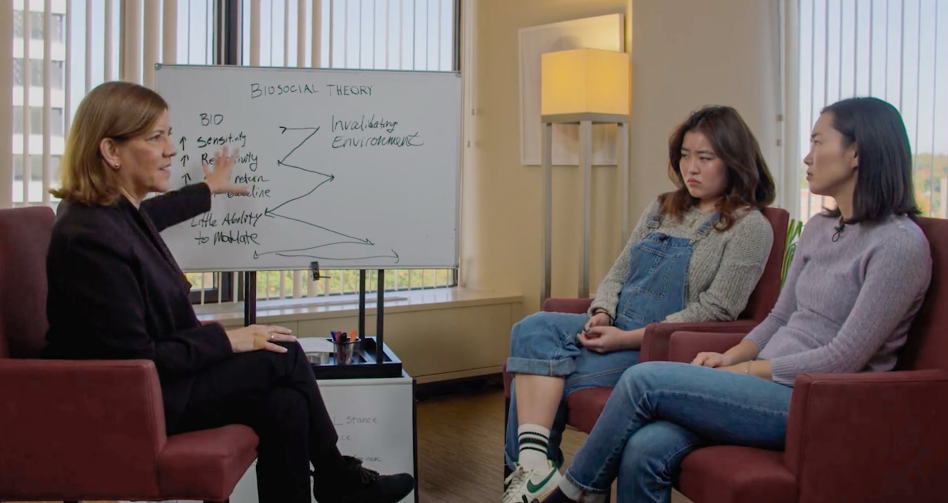 therapy demonstration with Jill Rathus